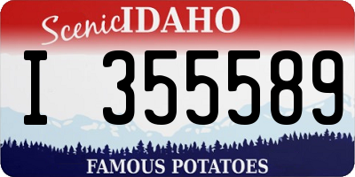 ID license plate I355589