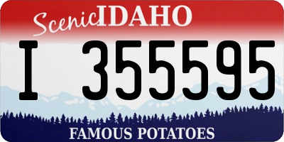 ID license plate I355595