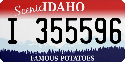 ID license plate I355596