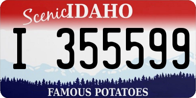 ID license plate I355599