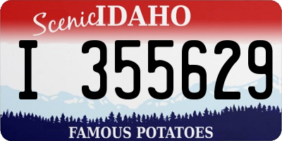 ID license plate I355629