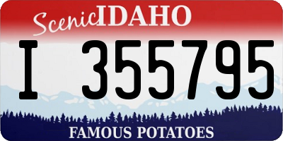 ID license plate I355795