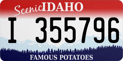 ID license plate I355796
