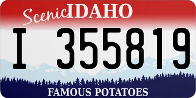 ID license plate I355819