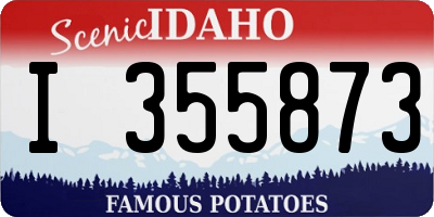 ID license plate I355873