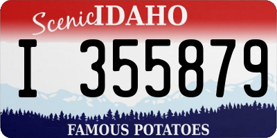 ID license plate I355879