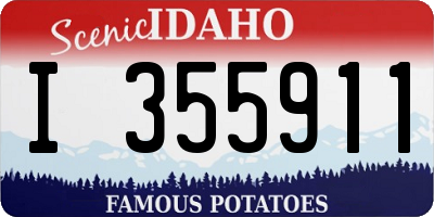 ID license plate I355911
