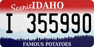ID license plate I355990