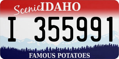 ID license plate I355991