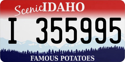 ID license plate I355995