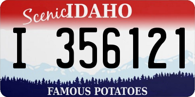 ID license plate I356121