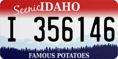 ID license plate I356146