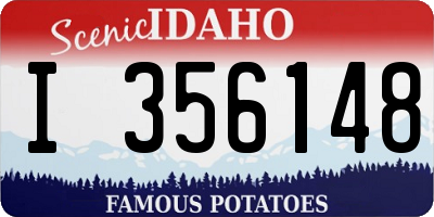 ID license plate I356148