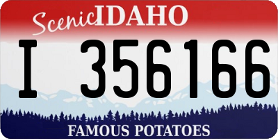 ID license plate I356166