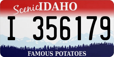 ID license plate I356179