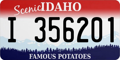 ID license plate I356201