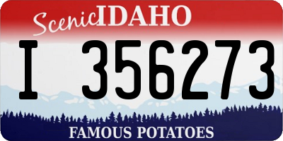 ID license plate I356273