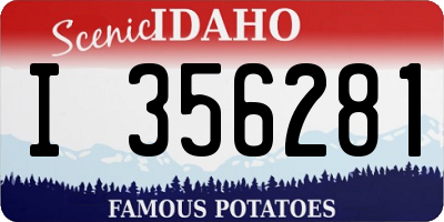 ID license plate I356281