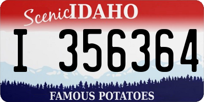 ID license plate I356364