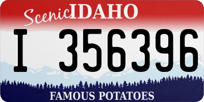 ID license plate I356396