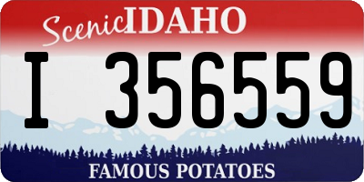 ID license plate I356559