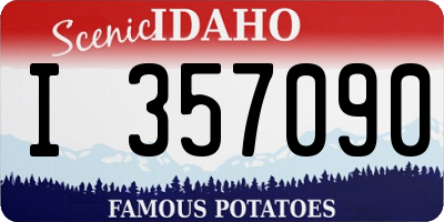 ID license plate I357090