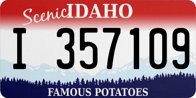 ID license plate I357109