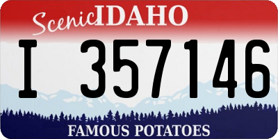 ID license plate I357146