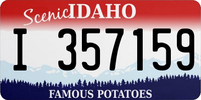 ID license plate I357159