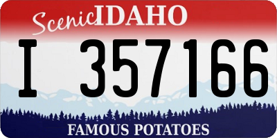 ID license plate I357166