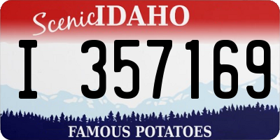 ID license plate I357169