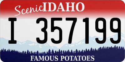 ID license plate I357199