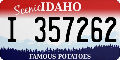 ID license plate I357262