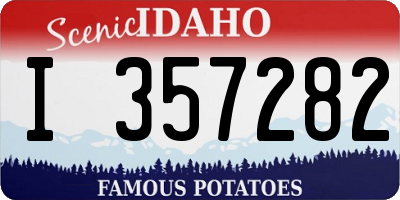 ID license plate I357282