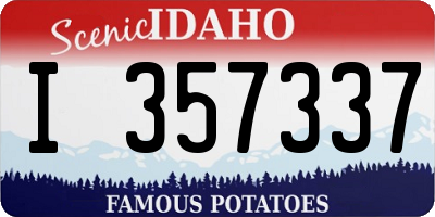 ID license plate I357337