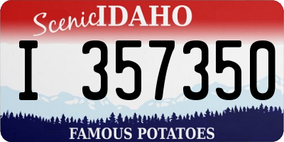 ID license plate I357350
