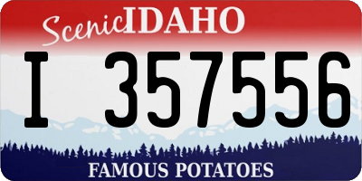 ID license plate I357556