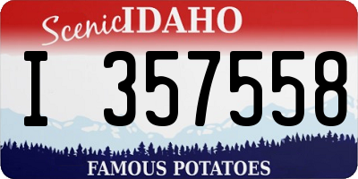 ID license plate I357558
