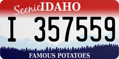 ID license plate I357559