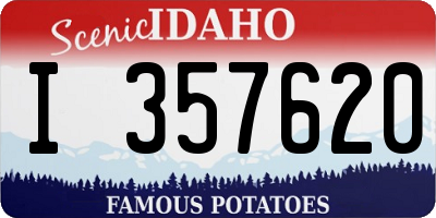 ID license plate I357620