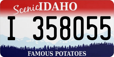 ID license plate I358055