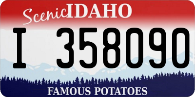 ID license plate I358090