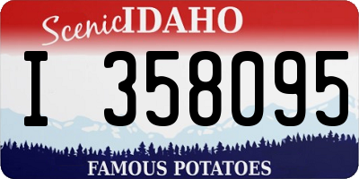 ID license plate I358095
