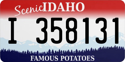 ID license plate I358131