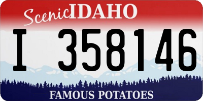ID license plate I358146