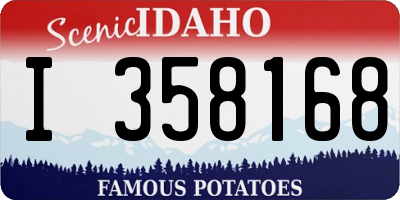 ID license plate I358168