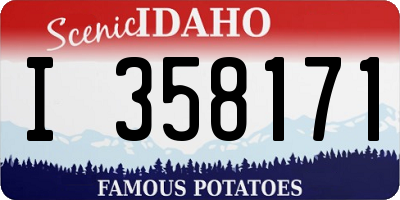 ID license plate I358171