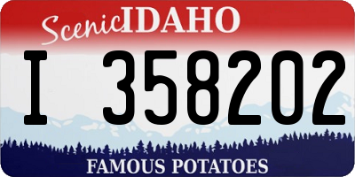 ID license plate I358202