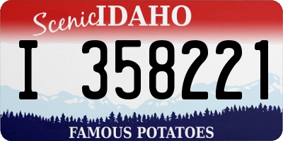 ID license plate I358221