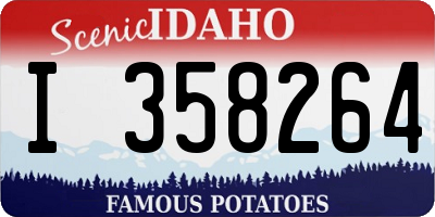ID license plate I358264